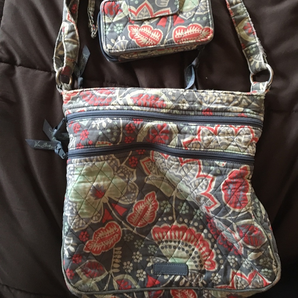 Vera Bradley Cross Shoulder purse and wallet